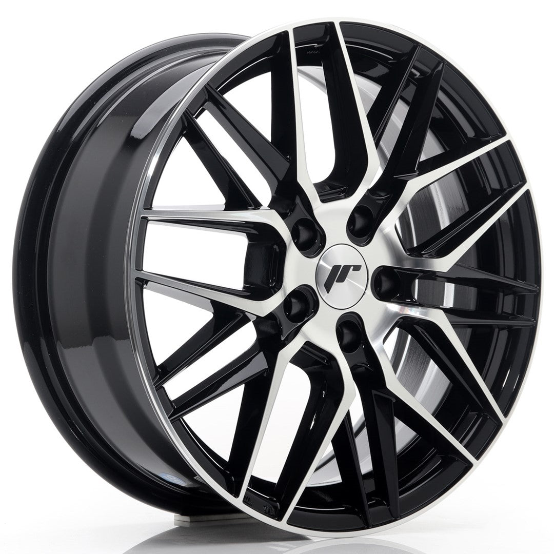 Japan Racing JR-28 17x7" 5x114.3 ET40, Gloss Black Machined