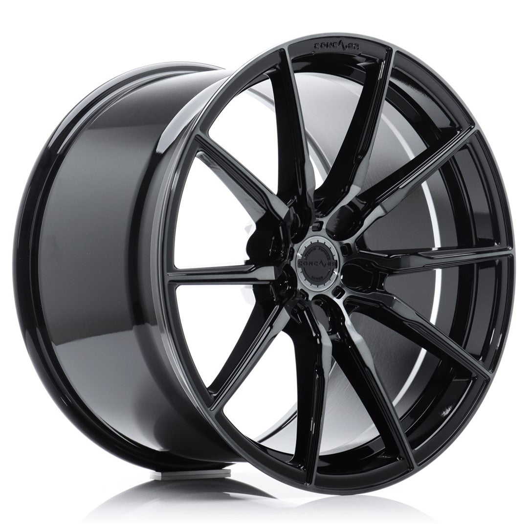 Concaver CVR4 20x9" (5 hole custom PCD) ET20-35, Double Tinted Black