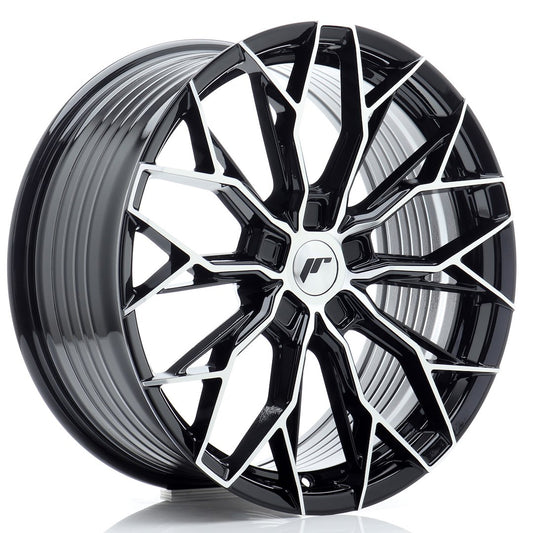Japan Racing JR-49 19x8" (5 hole custom PCD) ET20-40, Machined Black