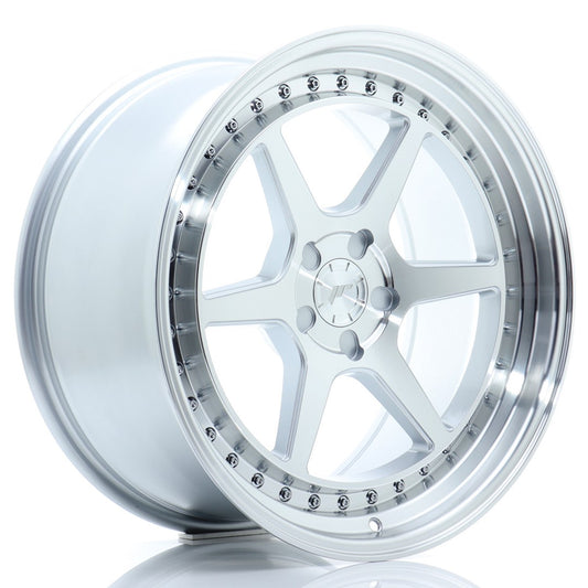 Japan Racing JR-43 19x9.5" (5 hole custom PCD) ET15-35, Machined Silver