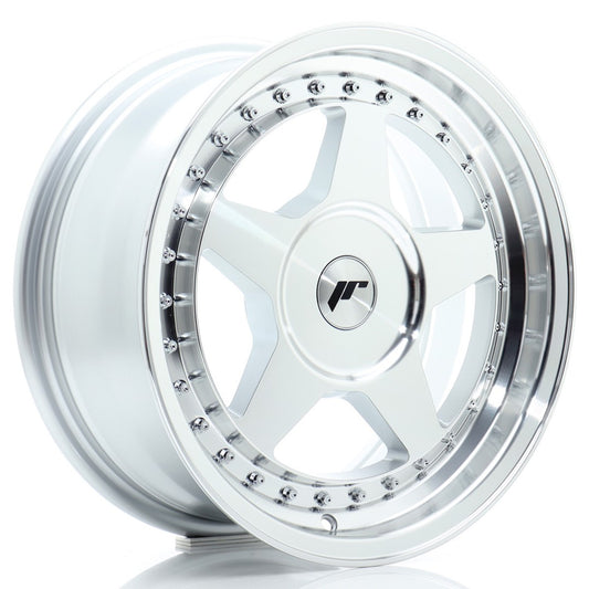Japan Racing JR-6 16x7" (4 & 5 hole custom PCD) ET20-35, Machined Silver
