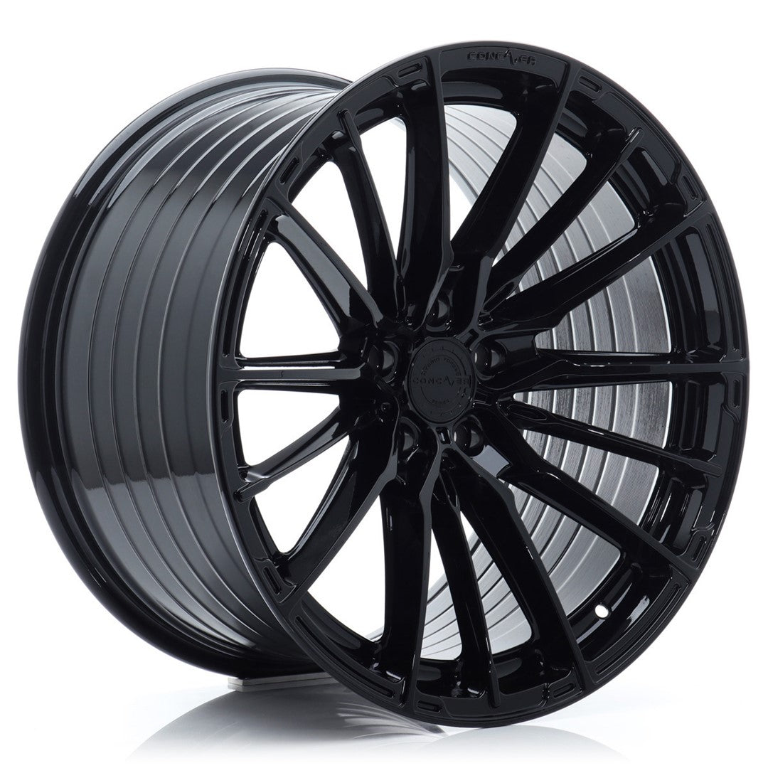 Concaver CVR7 21x9.5" (5 hole custom PCD) ET0-35, Platinum Black