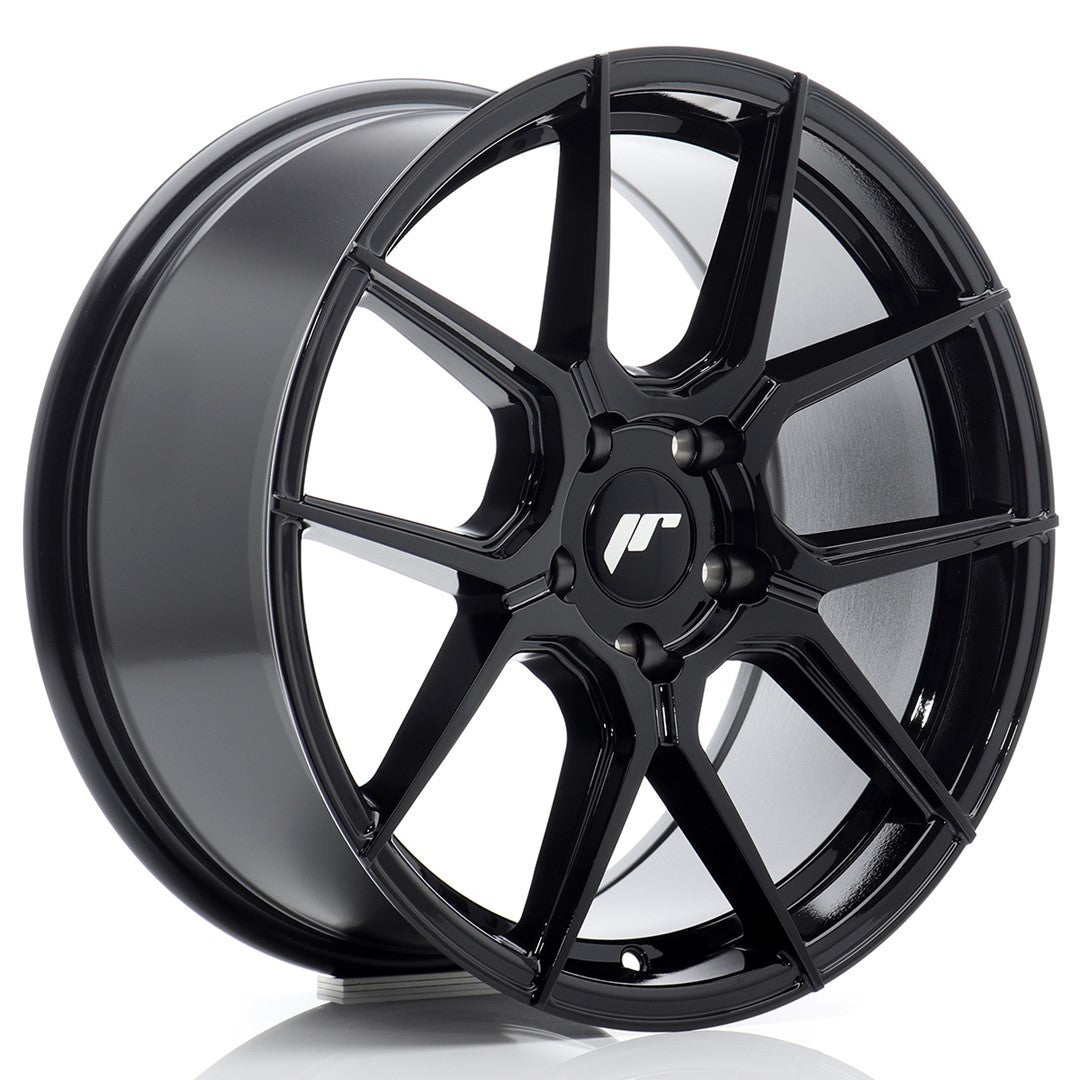 Japan Racing JR-30 17x8" 5x114.3 ET40, Gloss Black