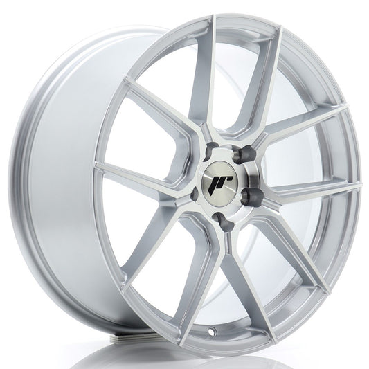 Japan Racing JR-30 18x8.5" 5x112 ET45, Machined Silver