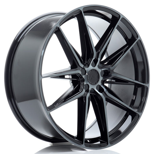 Japan Racing JR-44 22x9" (5 hole custom PCD) ET15-35, Gloss Black, Tinted Face