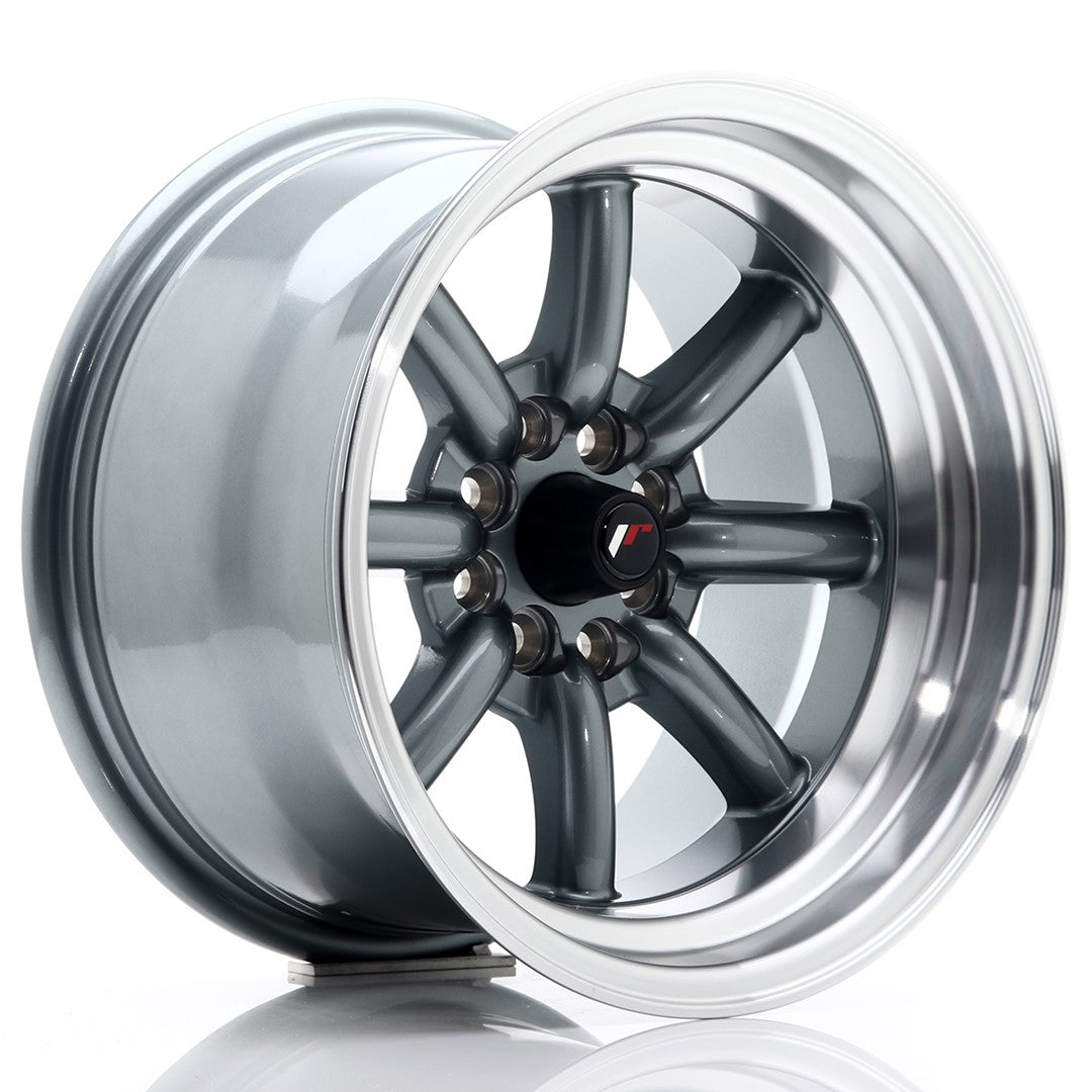 Japan Racing JR-19 15x9" 4x100/108 ET-13, Gunmetal