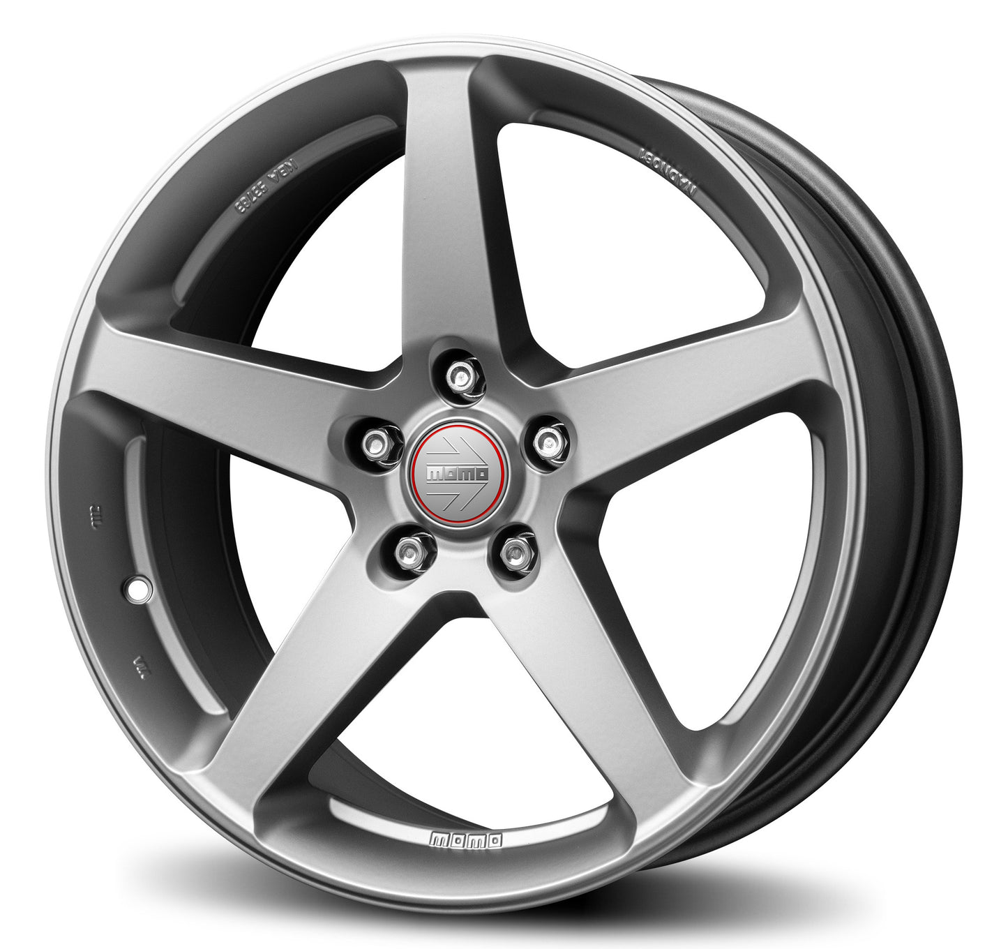 Momo Five 16x7" 5x100 ET40, Titan & Silver
