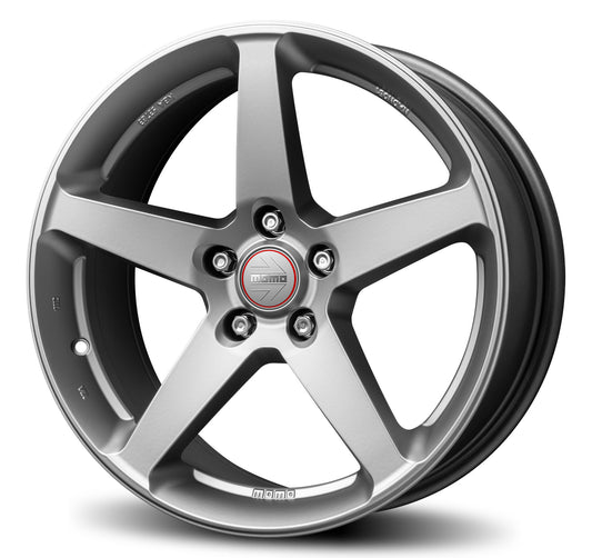Momo Five 16x7" 5x108 ET40, Titan & Silver