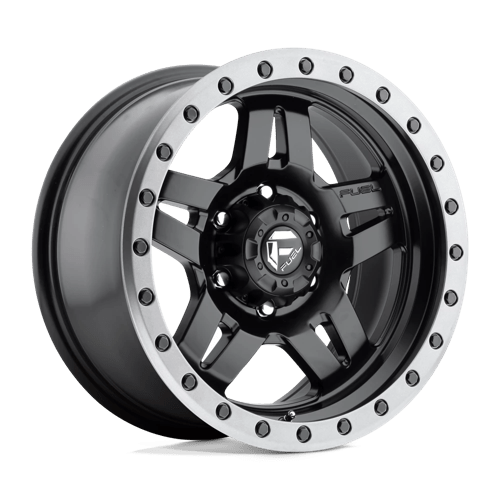 Fuel D557 Anza 15x10" 5x114.3 ET-43, Matte Black, Gunmetal Ring