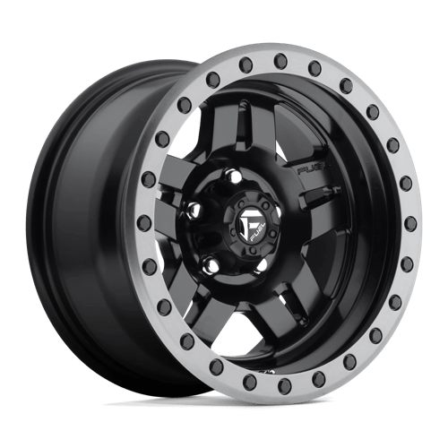Fuel D557 Anza 15x8" 5x114.3 ET-18, Matte Black, Gunmetal Ring