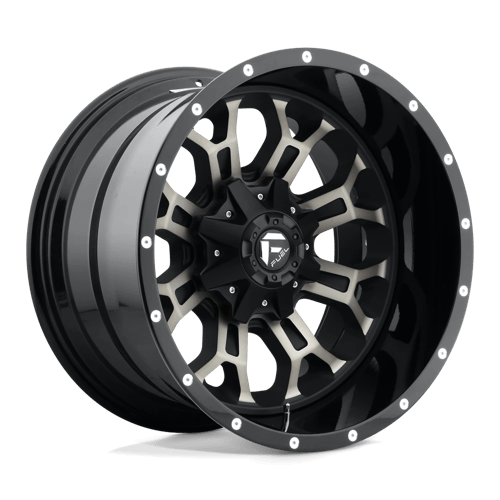 Fuel D561 Crush 20x10 5x114.3/127 ET-18, Gloss Machined Double Dark Tint