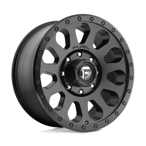 Fuel D579 Vector 17x9" 6x139.7 ET-12, Flat Black