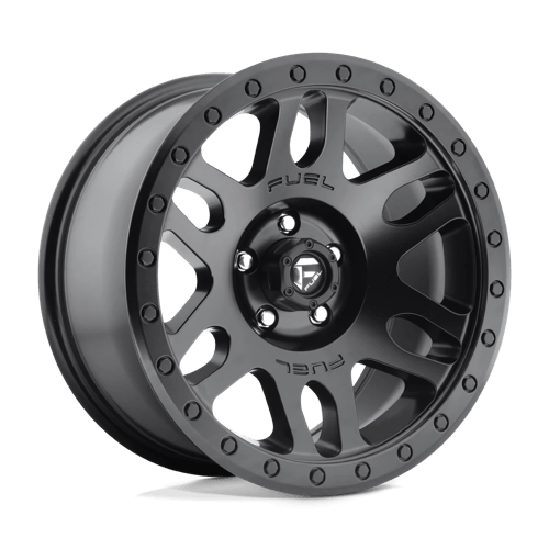Fuel D584 Recoil 17x8.5 5x127 ET-6, Flat Black
