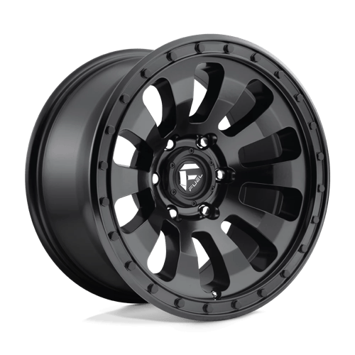 Fuel D630 Tactic 17x9 5x127 ET-12, Flat Black