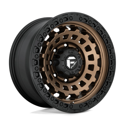 Fuel D634 Zephyr 18x9" 8x165.1 ET-12, Flat Bronze, Black Ring