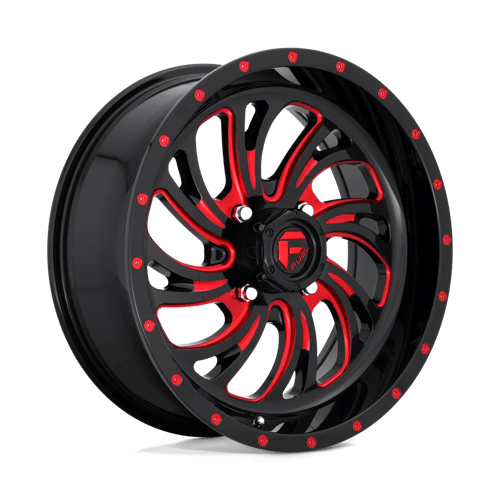 Fuel D642 Kompressor 18x7" 4x137 ET13, Gloss Black & Red