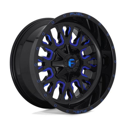 Fuel D645 Stroke 18x9 6x135/139.7 ET20, Gloss Black & Blue