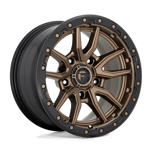 Fuel D681 Rebel 17x9" 5x127 ET-12, Flat Bronze, Black Ring