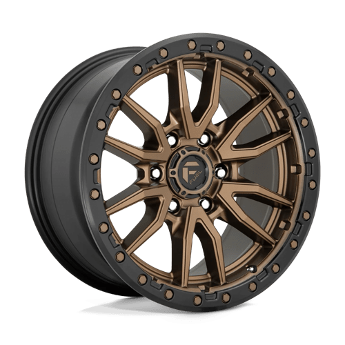 Fuel D681 Rebel 20x10 6x139.7 ET-18, Flat Bronze, Black Ring