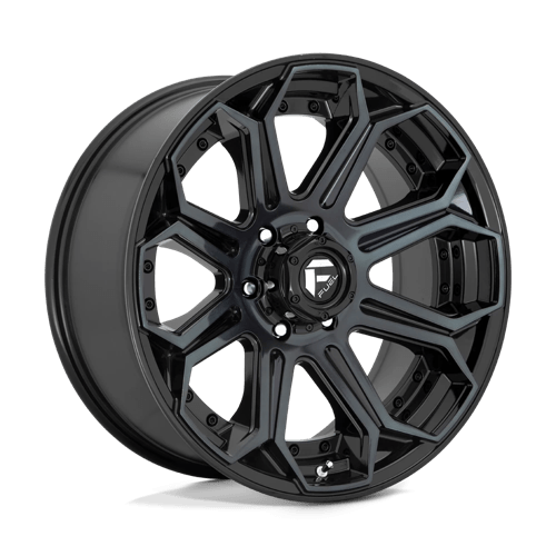 Fuel D704 Siege 20x9 6x139.7 ET01, Gloss Machined Double Dark Tint