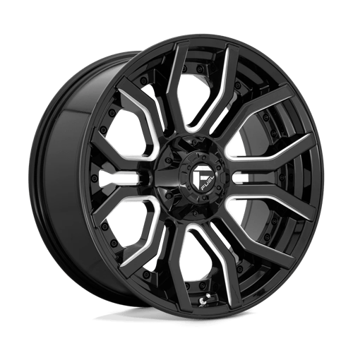 Fuel D711 Rage 20x9 5x127/139.7 ET01, Gloss Black Milled