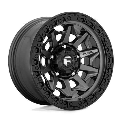 Fuel D716 Covert 18x9" 8x170 ET20, Flat Gunmetal, Black Ring