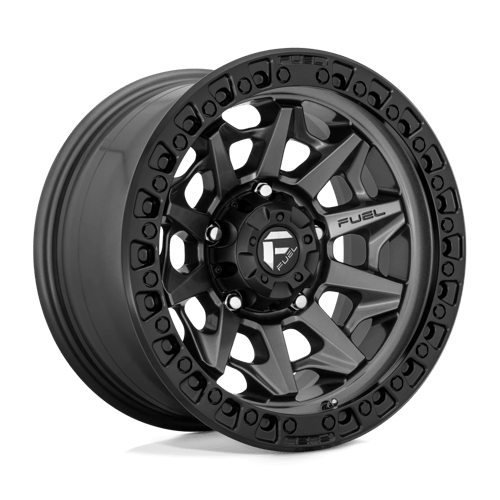 Fuel D716 Covert 20x10" 8x170 ET-18, Flat Gunmetal, Black Ring