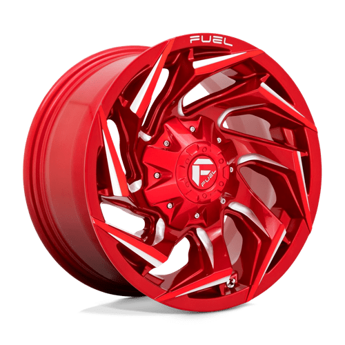Fuel D754 Reaction 18x9 8x170 ET01, Candy Red Milled
