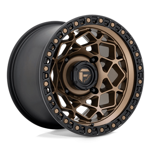 Fuel D785 Unit 15x7" 4x137 ET10, Bronze, Flat Black Ring