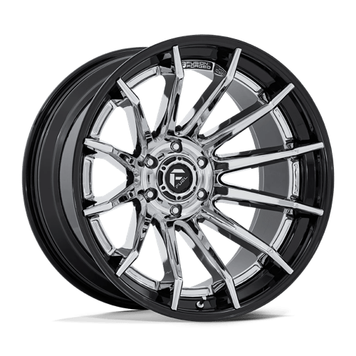 Fuel FC403 Burn 22x10" 6x139.7 ET-18, Chrome, Black Lip