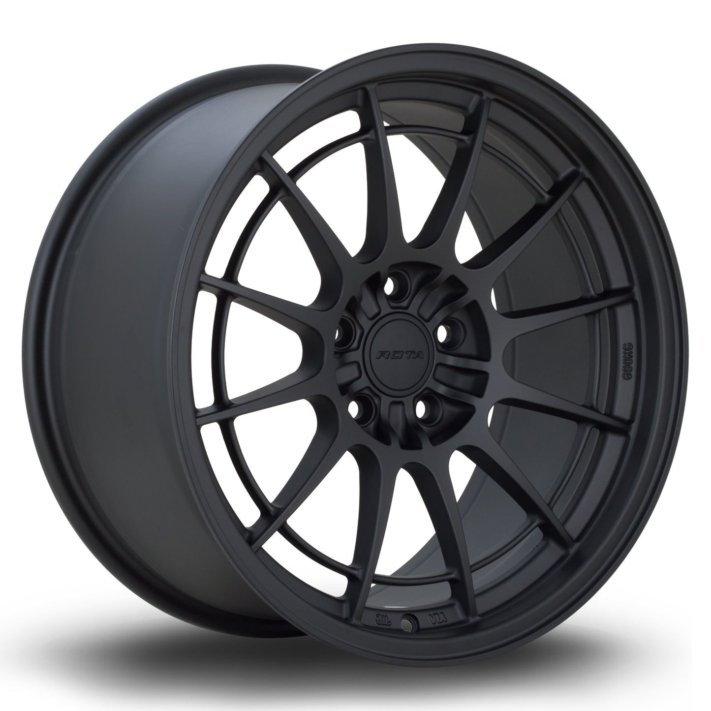 Rota GKR 18x9" 5x108 ET40, Flat Black