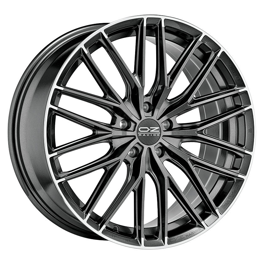 OZ Gran Turismo HLT 20x8.5" 5x114.3 ET36, Star Graphite Diamond Lip