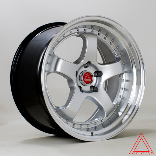 Autostar GT5R 19x10.5" 5x114.3 ET22, Silver / Polished