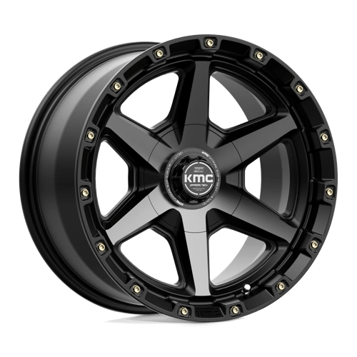 KMC KM101 Tempo 20x9" 6x135/139.7 ET00, Satin Black, Gray Tint