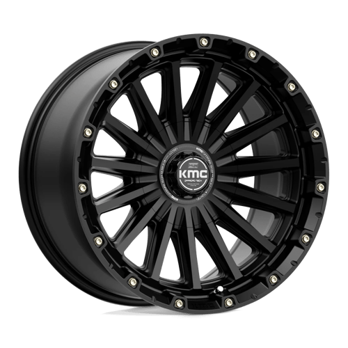 KMC KM102 Signal 17x9" 5x127/139.7 ET00, Satin Black