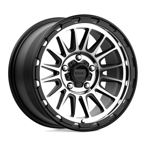 KMC KM542 Impact 17x9 5x127 ET18, Satin Black, Machined Spokes