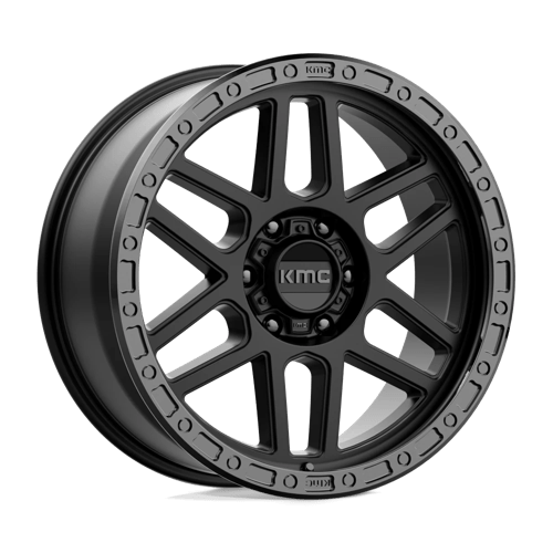 KMC KM544 Mesa 20x9" 6x114.3 ET18, Satin Black, Gloss Lip