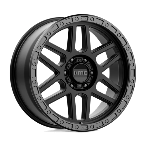 KMC KM544 Mesa 20x9" 6x139.7 ET18, Satin Black, Gloss Lip