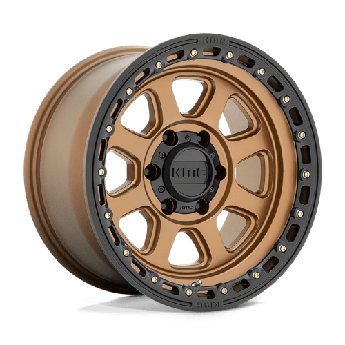 KMC KM548 Chase 20x9" 5x127 ET18, Flat Bronze, Black Lip