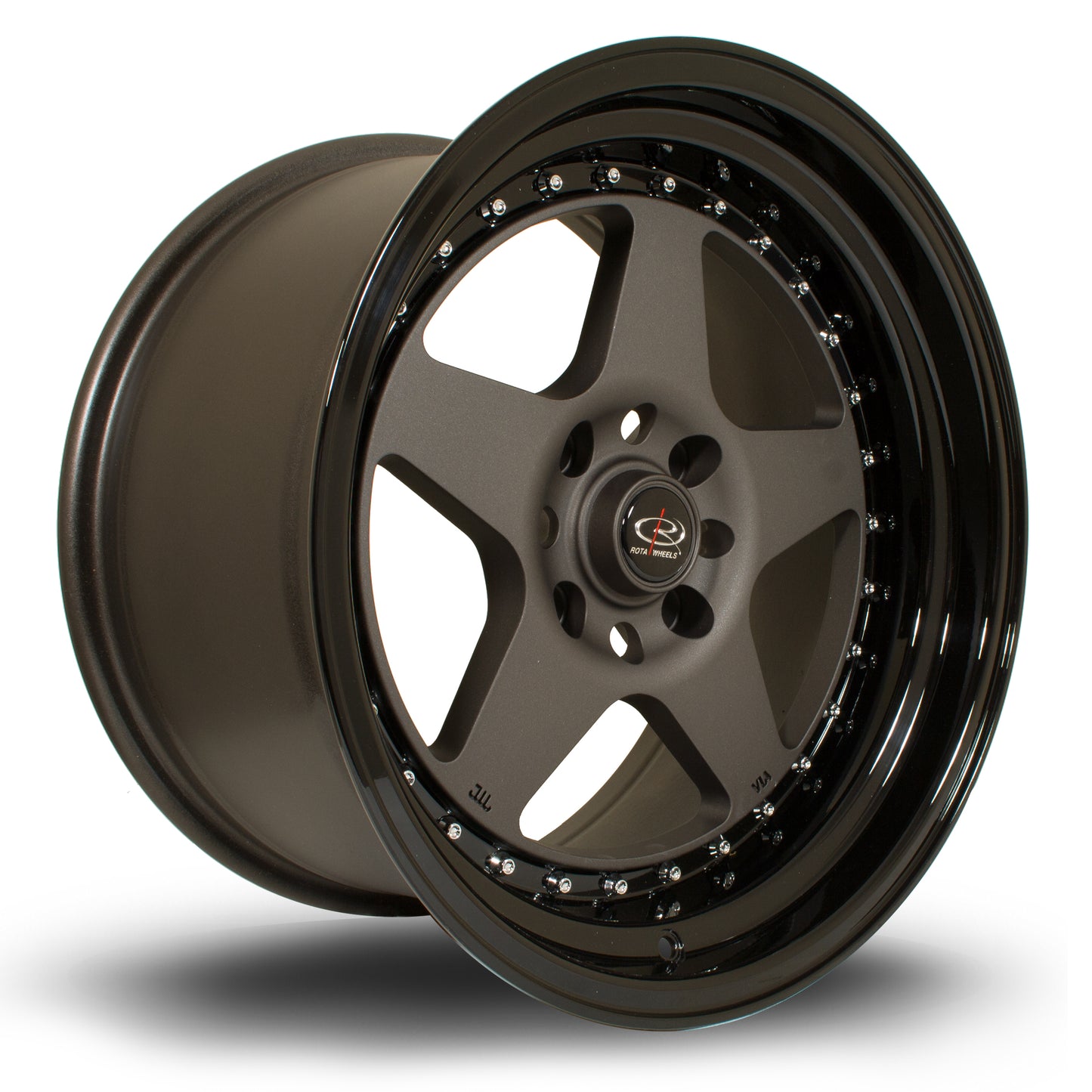Rota Kyusha 17x9.5" 5x114.3 ET0, Flat Black, Black Lip