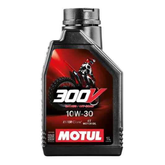 Motul 300V 4T Off Road 10W30 Motorcycle Engine Oil (1L)