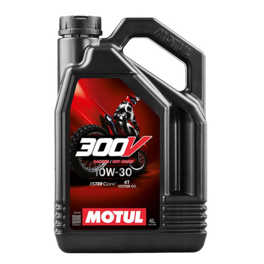Motul 300V 4T Off Road 10W30 Motorcycle Engine Oil (4L)
