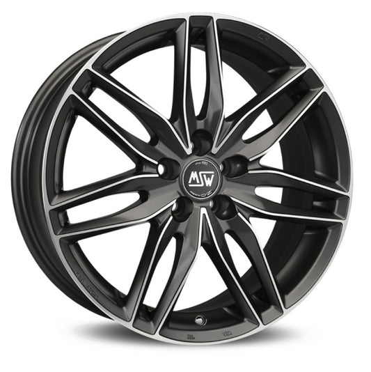 MSW 24 15x6.5" 4x108 ET42, Matt Gunmetal