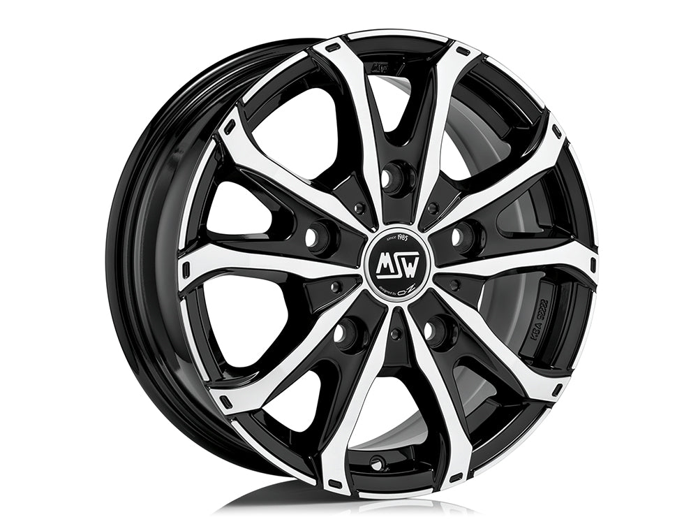 MSW 48 Van 17x7" 5x120 ET55, Black Full Polished