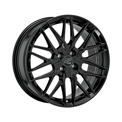 MSW 50-4 17x7" 4x108 ET20, Gloss Black