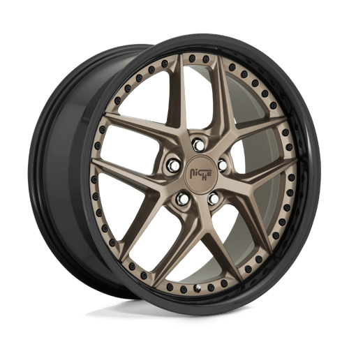 Niche M227 Vice 20x9" 5x114.3 ET35, Flat Bronze, Black Ring