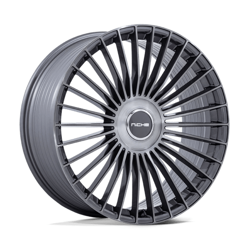 Niche NC282 Serene 22x10" 5x130 ET20, Gloss Brushed Titanium
