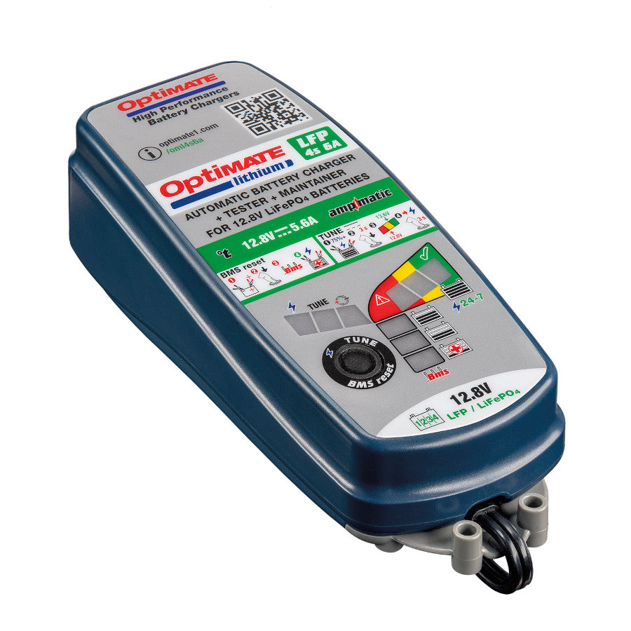 Optimate 12V 6A Lithium Battery Charger (TM390)