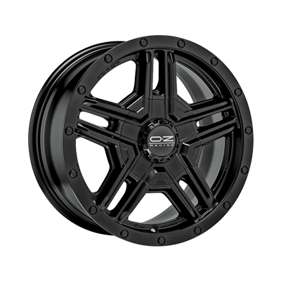 OZ Rally Adventure 17x8" 5x127 ET0, Matt Black