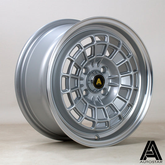 Autostar Roulette 15x7" 4x108 ET35, Silver, Polished Lip